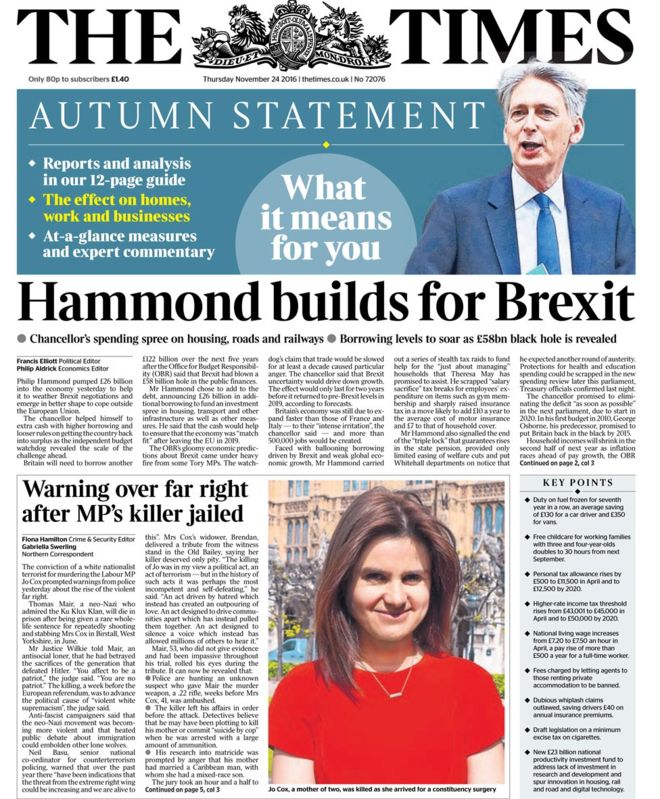 Chancellor Philip Hammond Builds For Brexit